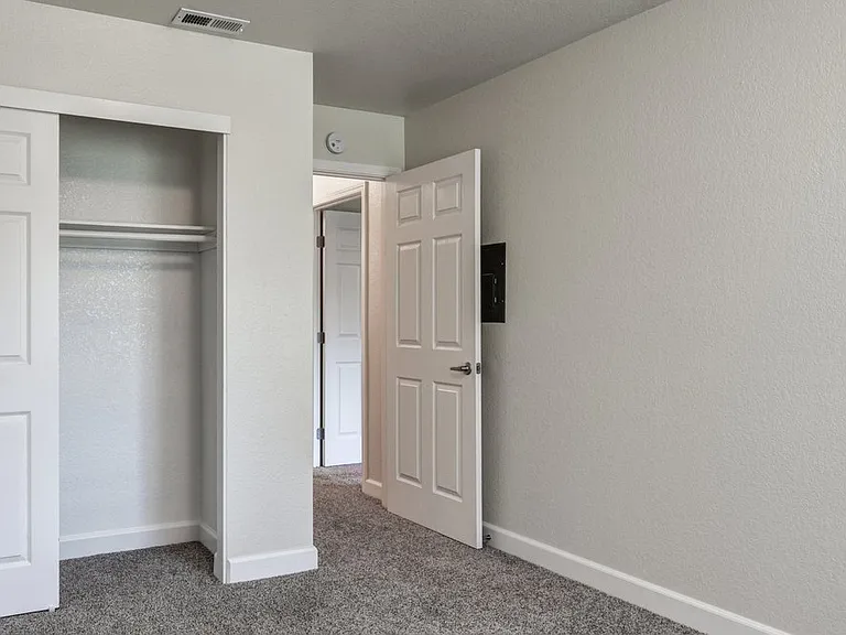Spacious bedrooms with ample closet space.
