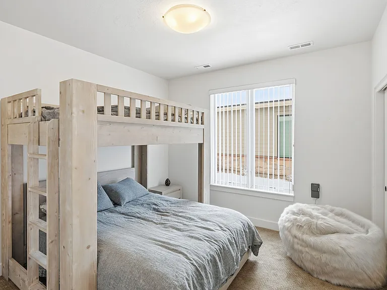 Bedroom with bunk beds