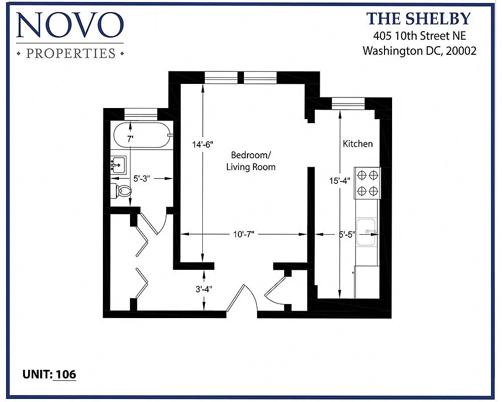 Floor plan Studio