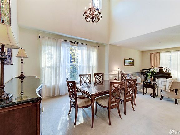 View of the living room from the dining room.