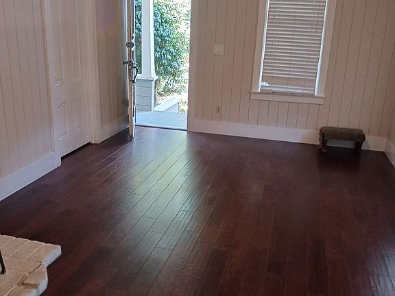 entry way with fire place