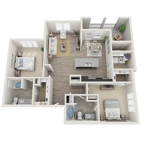 Floor plan B3