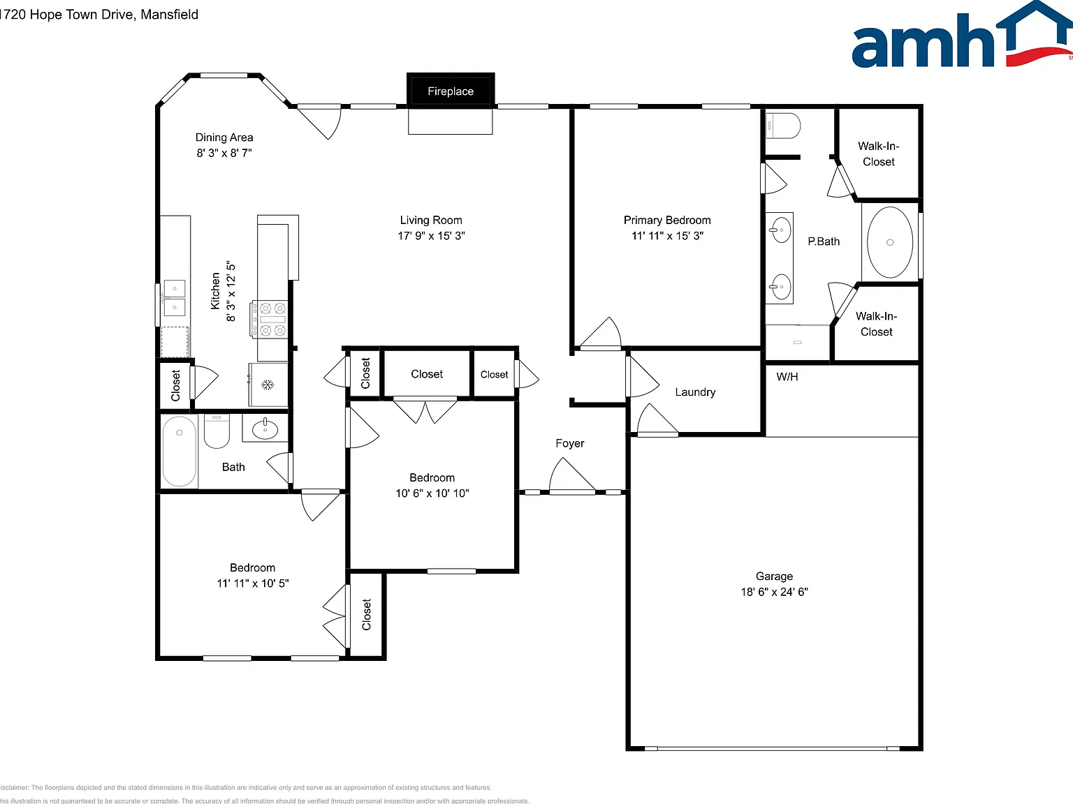3 bed, 2.0 bath, 1390 sqft, $2,130 — Photo 2