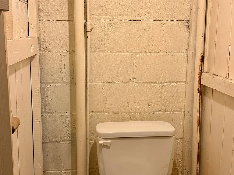 Basement half bathroom