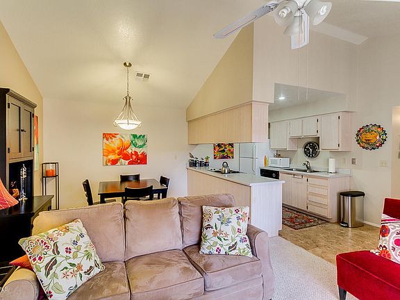Dining room and kitchen
