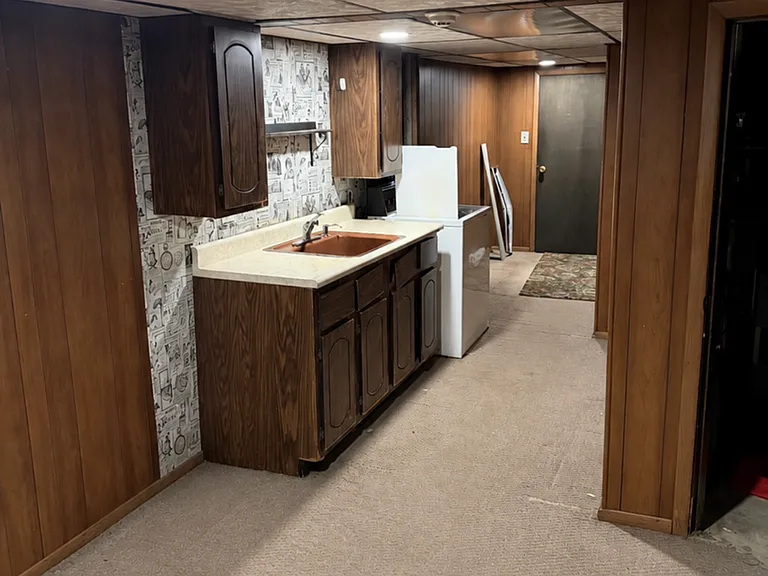 Basement kitchenette