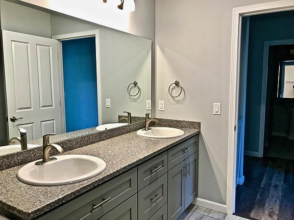 Bathrooms, laundry outside door