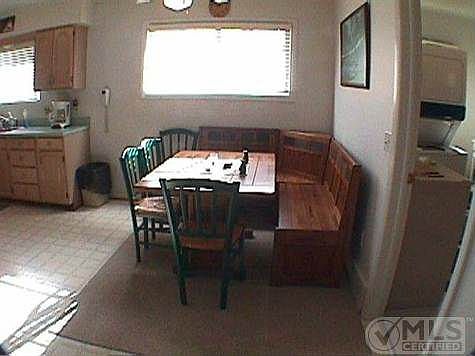 Close up Dining area-laundry to right