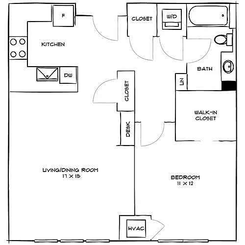 Floor plan Style 1B