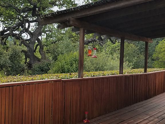 Large deck with view