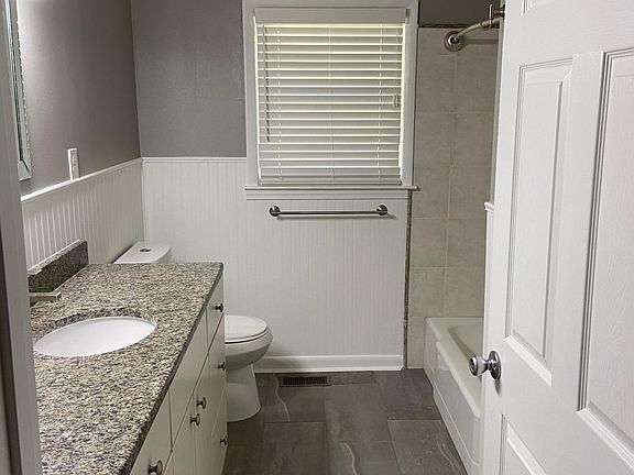 Hallway bathroom.