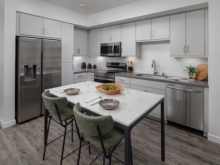 Two-Bedroom Kitchen - Esperanza at Duarte Station