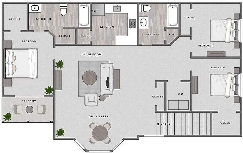 Floor plan C1 - 3X2