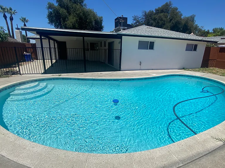 Newly remodeled/refurbished pool including equipment.