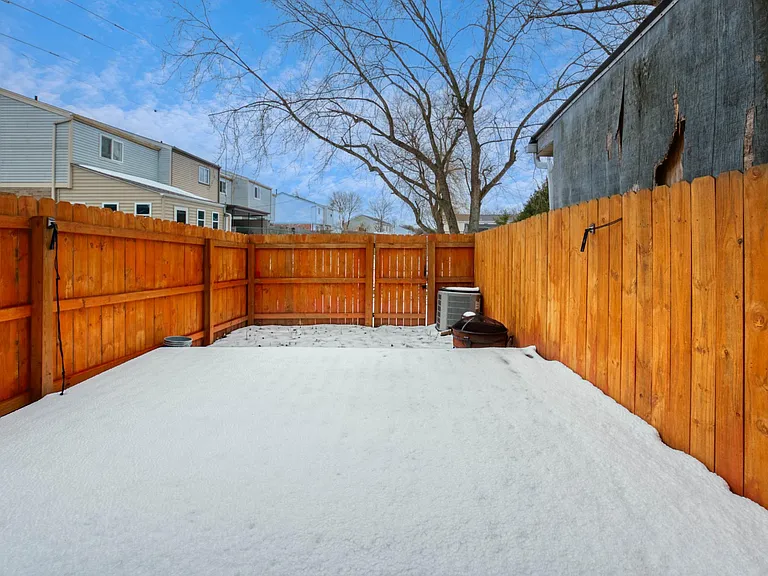 Deck and yard