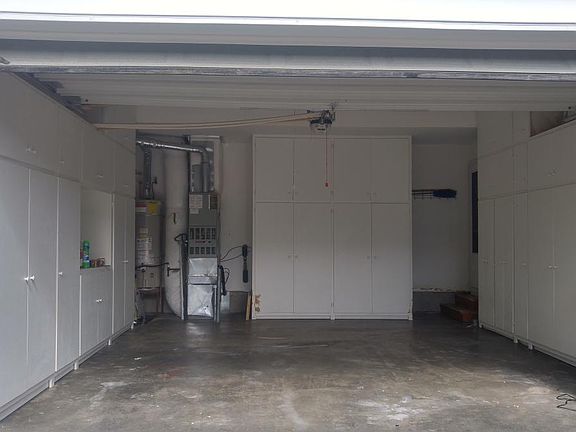Built-in cabinets in garage