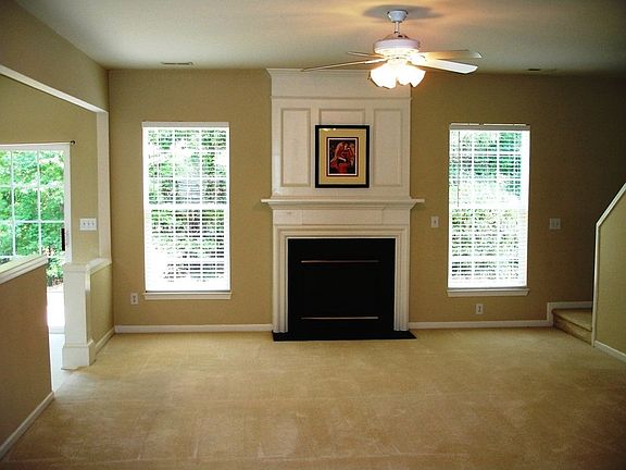 Oversize Living Room with Charming Gas Log Fireplace