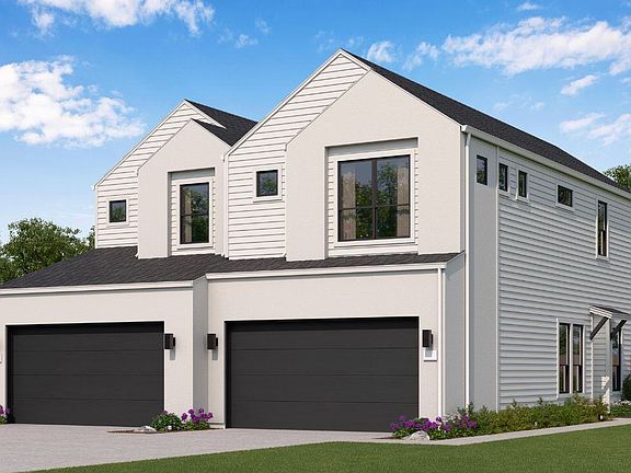 Elevation B Rendering Front Exterior at Aria Grace, The Duets at Novel