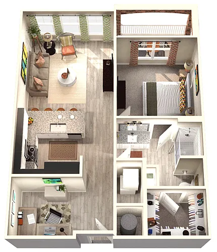 Floor plan A1B