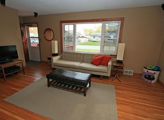Gleaming hardwood floors.
