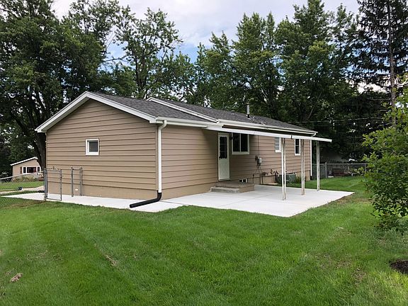 New concrete patio