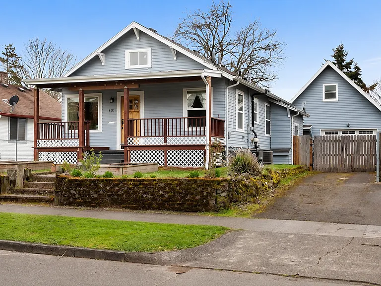 Exterior with 3 raised garden beds