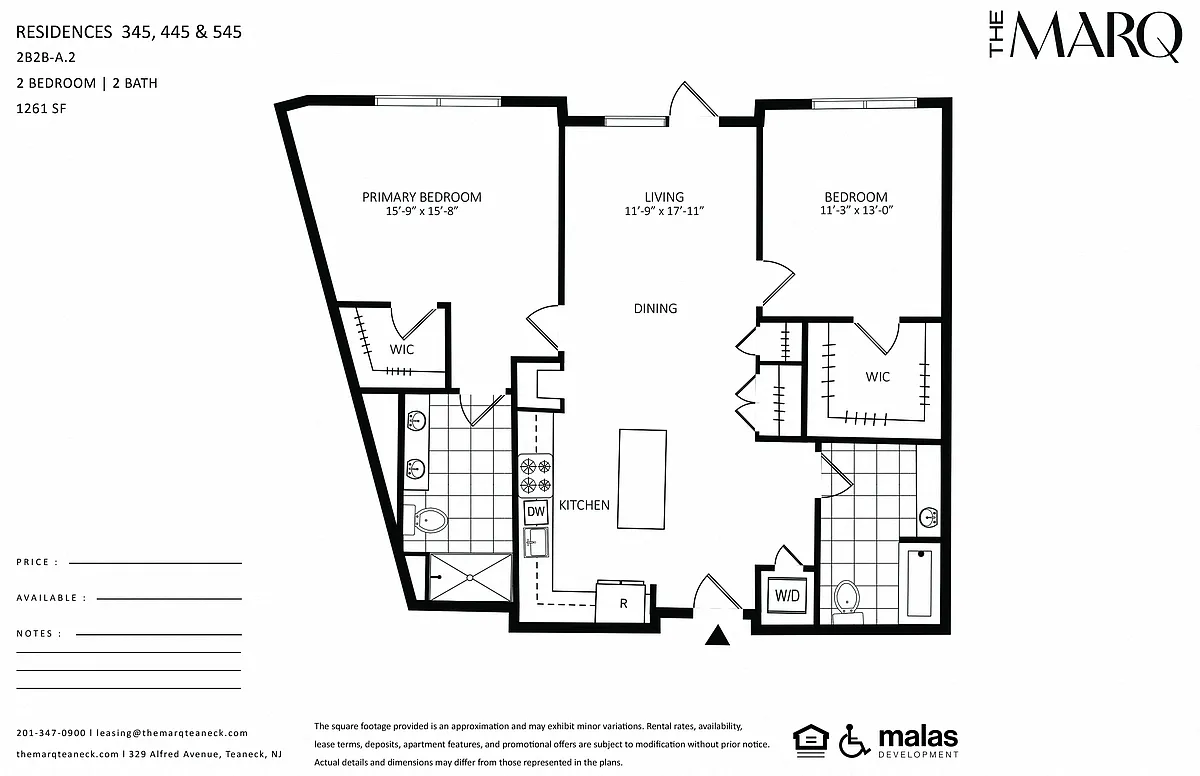 Floor plan 2B2B-A.2