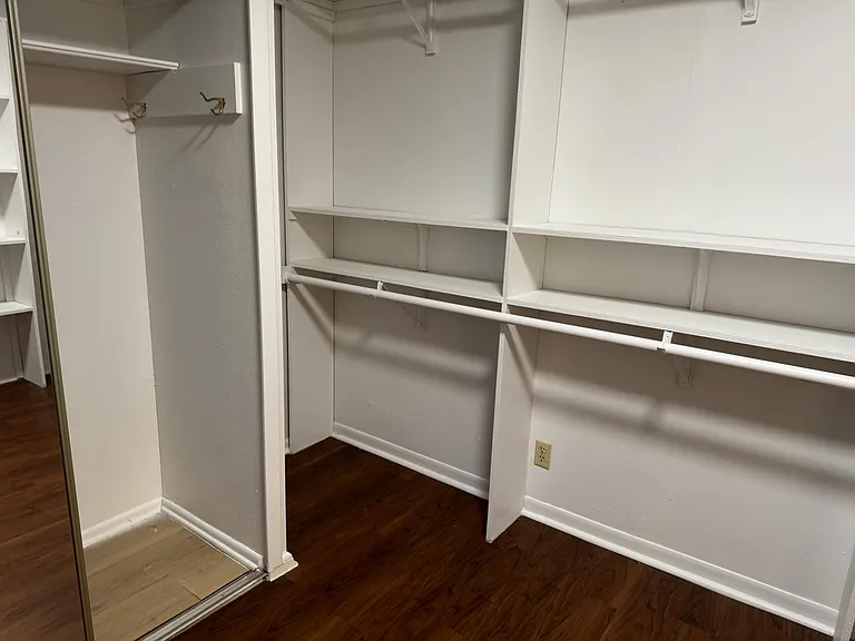 Huge master closet.