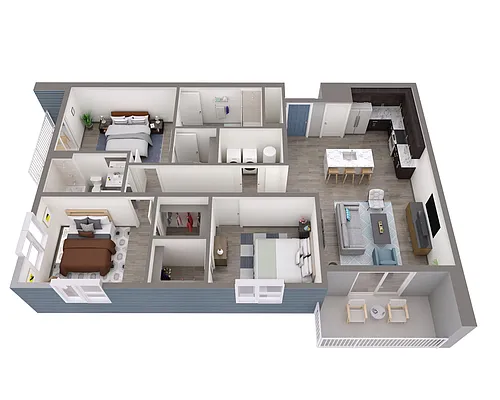 Floor plan Pewter