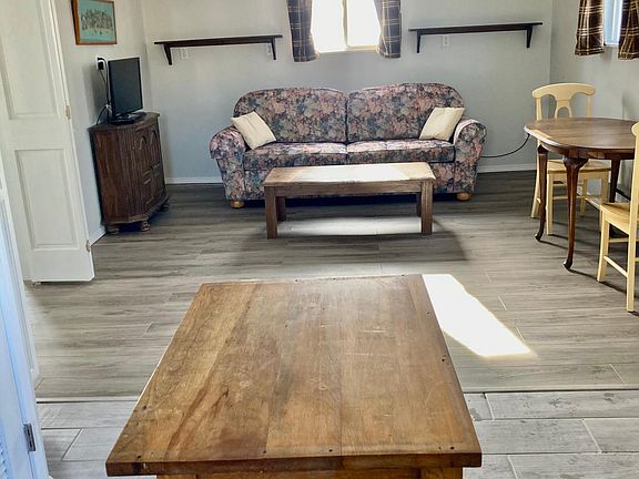 View from the kitchen looking into the living room