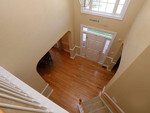 Two story foyer