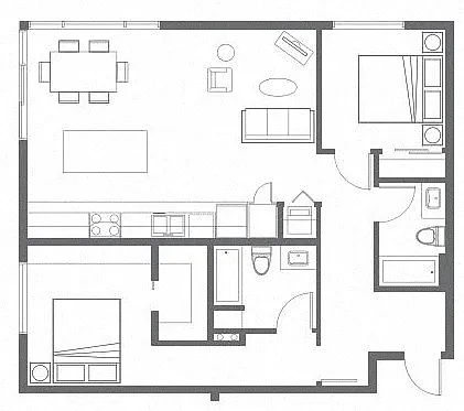 Floor plan 2x2G