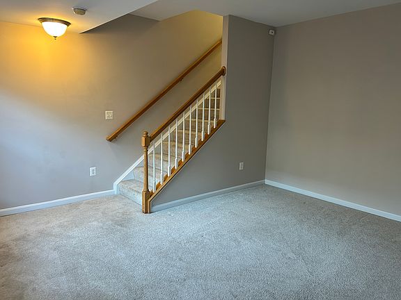 Basement that can be used as den, with access to patio.
