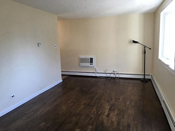 Living room with bay window