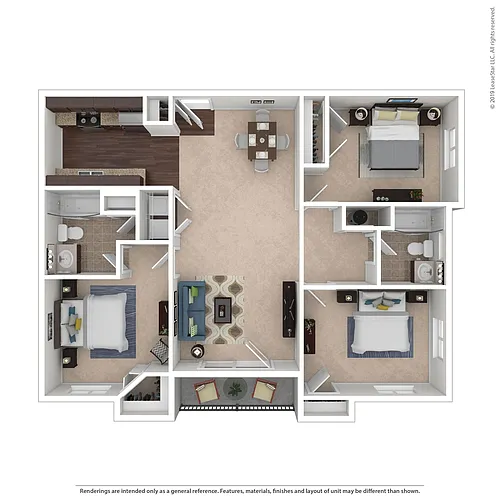 Floor plan 3x2 - Phillip