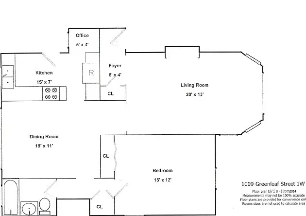 1009 Greenleaf St #1W — Photo 13