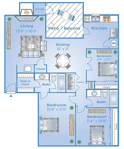 Floor plan C1