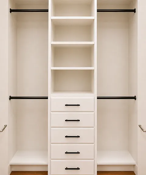 Primary bedroom closet #1