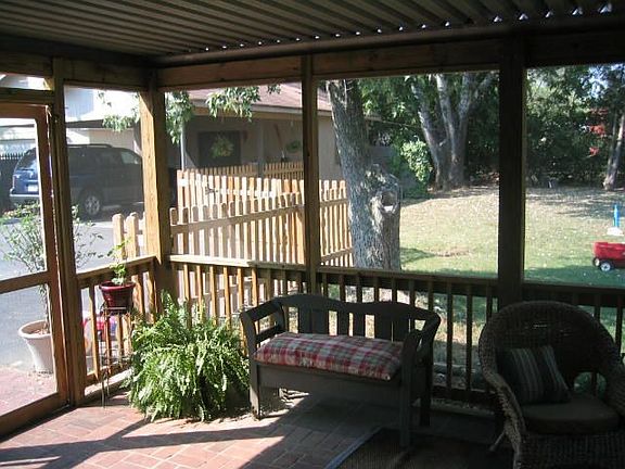 Screened porch