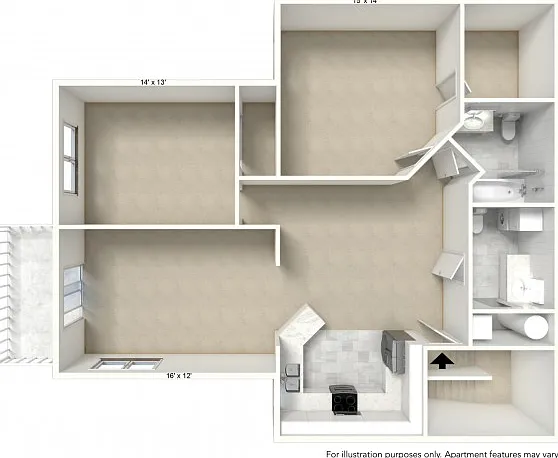 2 Bed 1.5 Bath 2 Bed 1.5 Bath