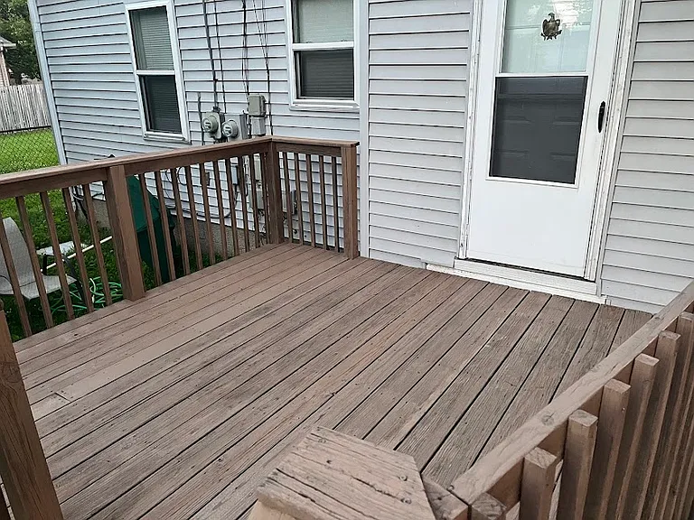 Plenty of room for a BBQ grill