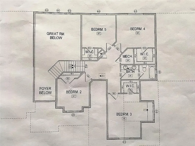 Upstairs Floor Plan