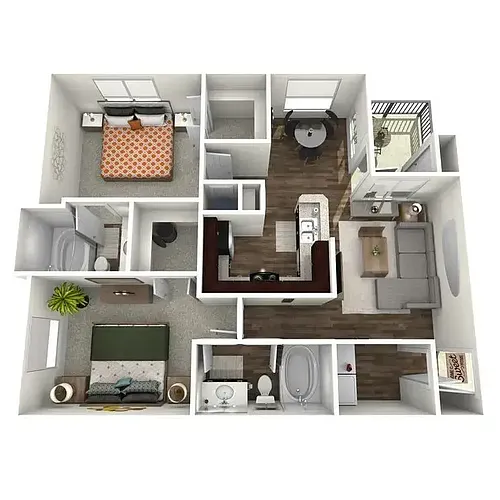 Floor plan B1A