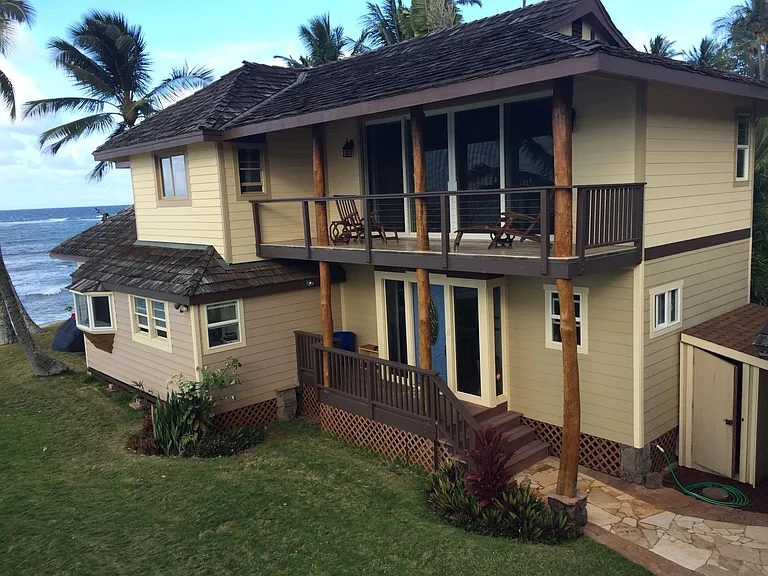 View of the porch on the second level off from the master bedroom