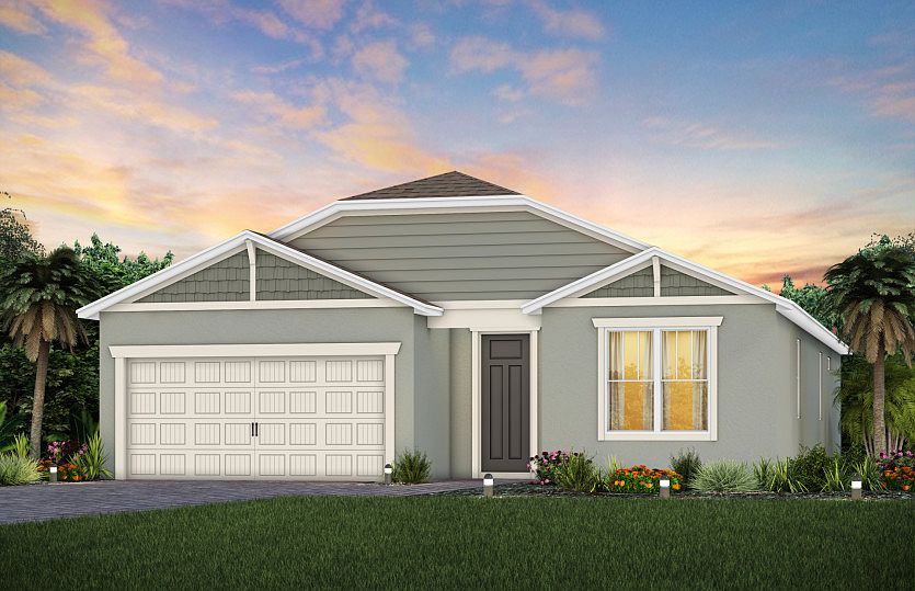 New Home Exterior C1- Craftsman Rare Gray