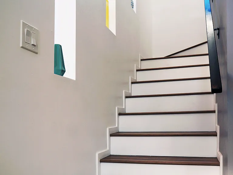 Stairs to bedrooms