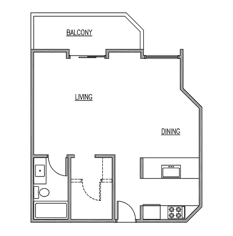 Floor plan Studio