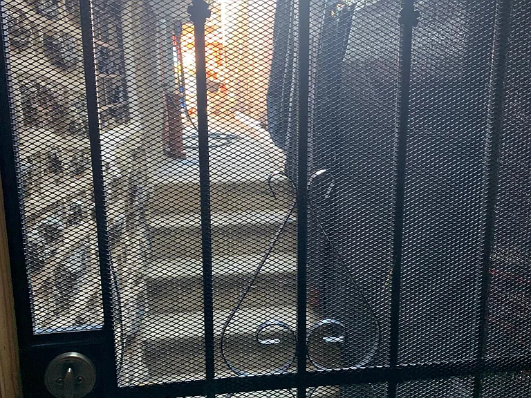 Entrance , cement back yard with car parking area ( will add pics once finished)
