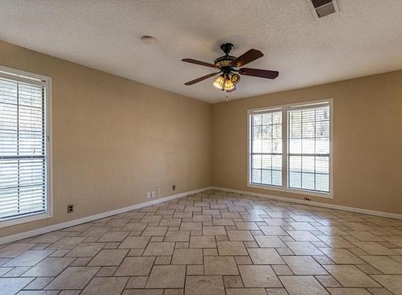 Living room with big windows