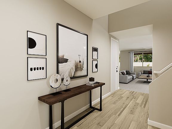 Laguna Floorplan Rendering Foyer